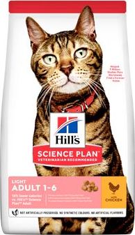 Granule pro kočky Hill's Fel. Dry SP Adult Light, Chicken, 10 kg