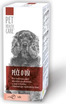 PET HEALTH CARE Péče o uši pro psy a kočky PHC, 100 ml