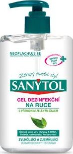 SANYTOL Gel na ruce dezinfekční Sanytol, 250 ml