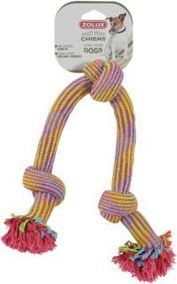 Zolux Hračka pro psy přetahovadlo Zolux, 3 uzly, 48 cm