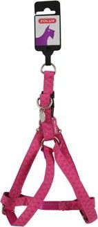 Zolux Postroj pro psy Mac Leather Zolux, 10 mm, pink
