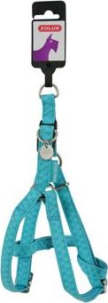 Zolux Postroj pro psy Mac Leather Zolux, 10 mm, turquoise