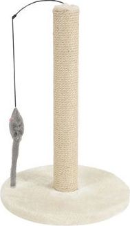 Zolux Škrabadlo sloupek s hračkou Zolux, 48 cm, beige