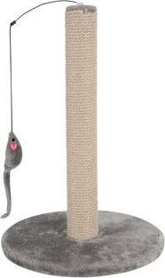 Zolux Škrabadlo sloupek s hračkou Zolux, 48 cm, gray