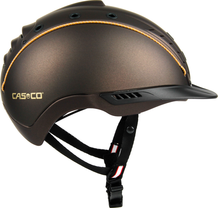 CASCO Helma Mistrall-2 CASCO, tmavě hnědá Obvod hlavy: 55-57 cm