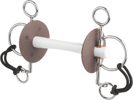 BERIS Udidlo Pelham nelomené Short comfort BERIS, tvrdé, 18 mm Velikost: 12 cm