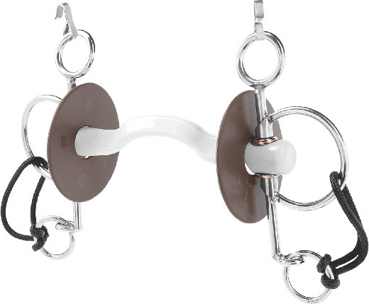BERIS Udidlo Pelham nelomené Long Konnex BERIS, tvrdé, 18 mm Velikost: 13 cm