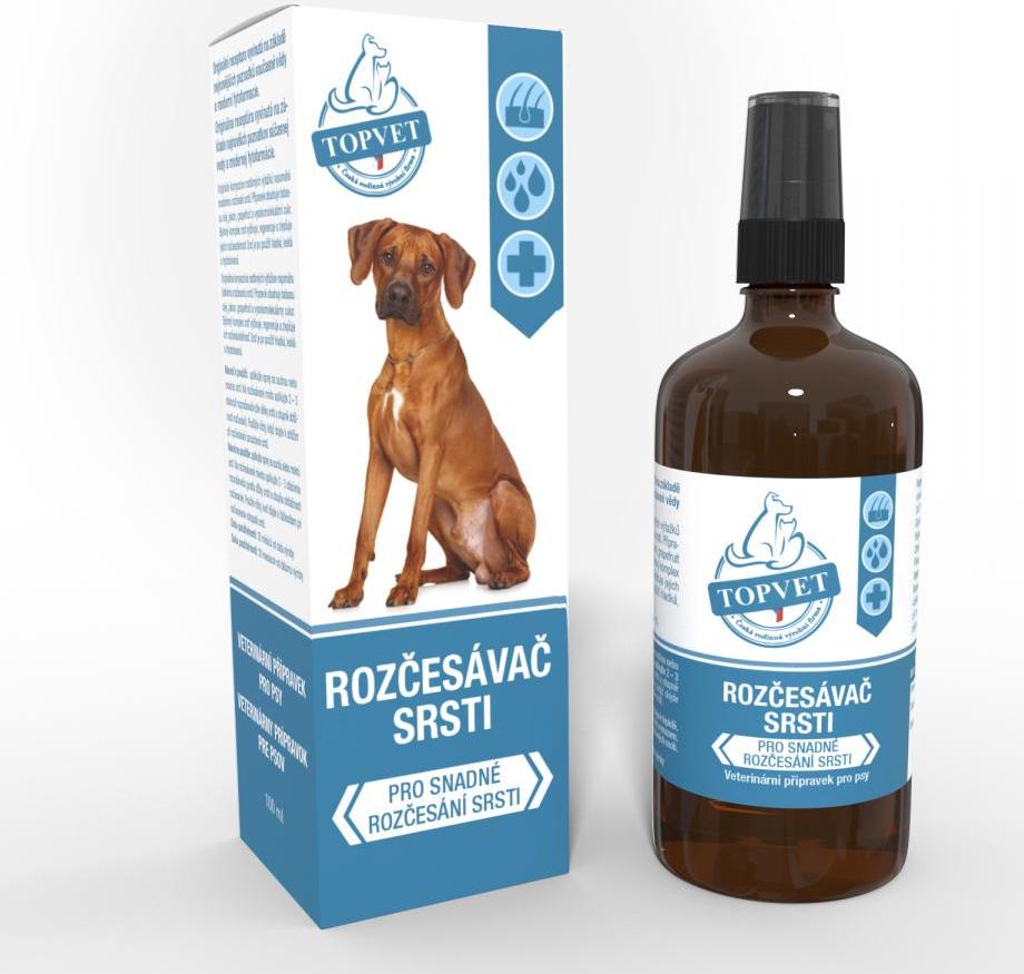 Green idea Rozčesávač srsti pro psy GREEN IDEA, 100 ml