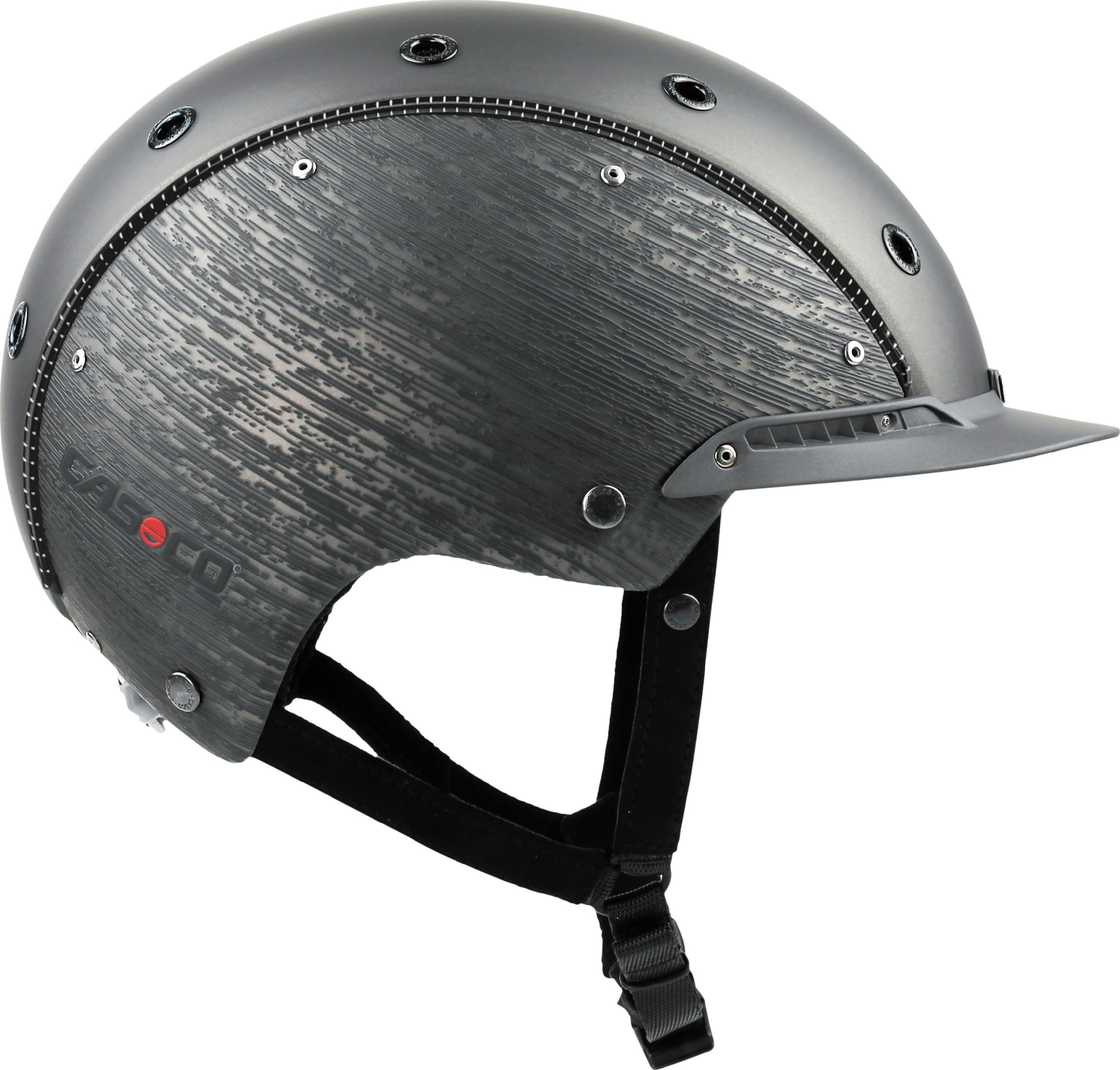 CASCO Helma Champ-3 Brush CASCO, gunmetal mat Obvod hlavy: 56-58 cm