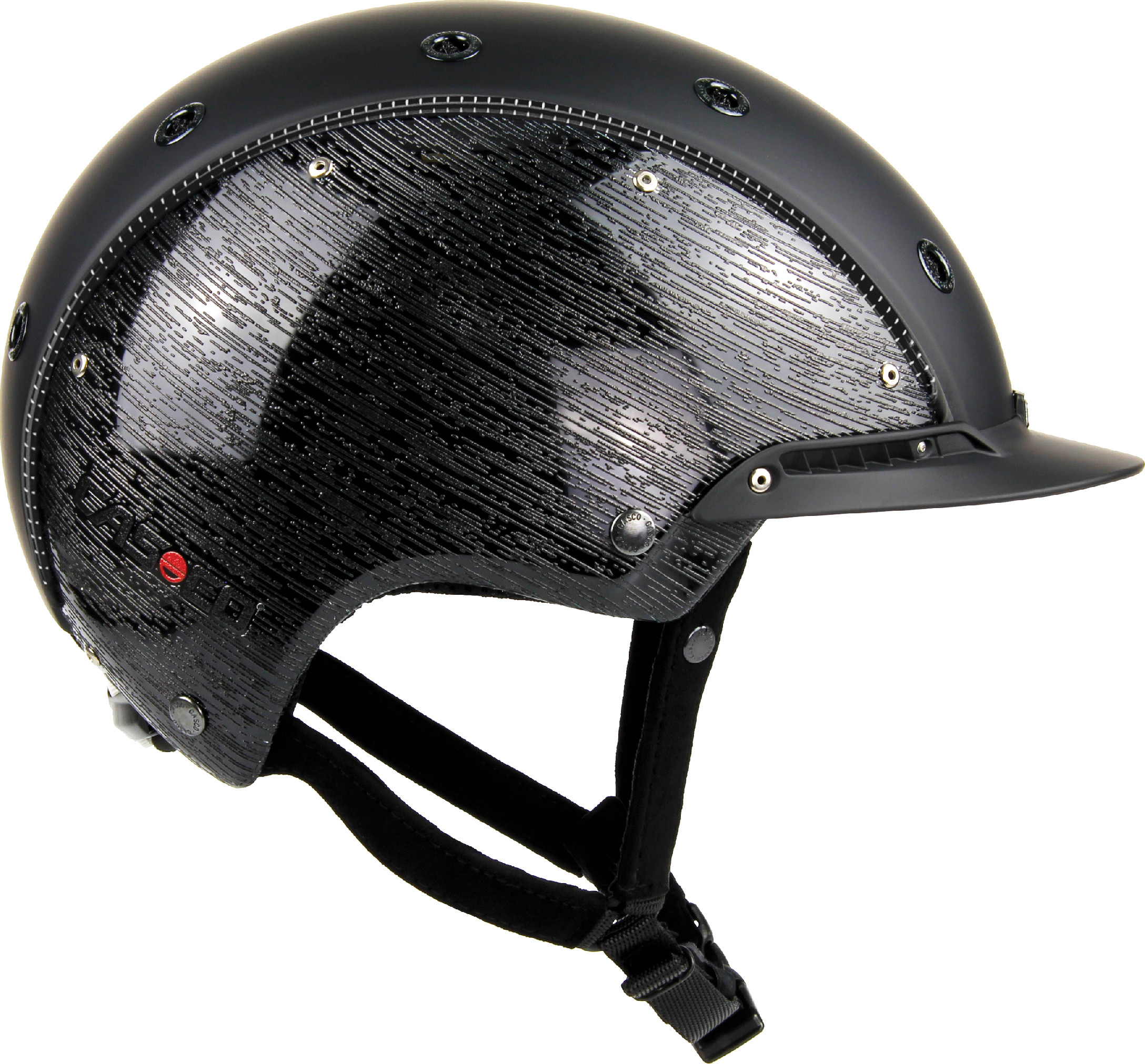 CASCO Helma Champ-3 CASCO, brush black Obvod hlavy: 54-58 cm