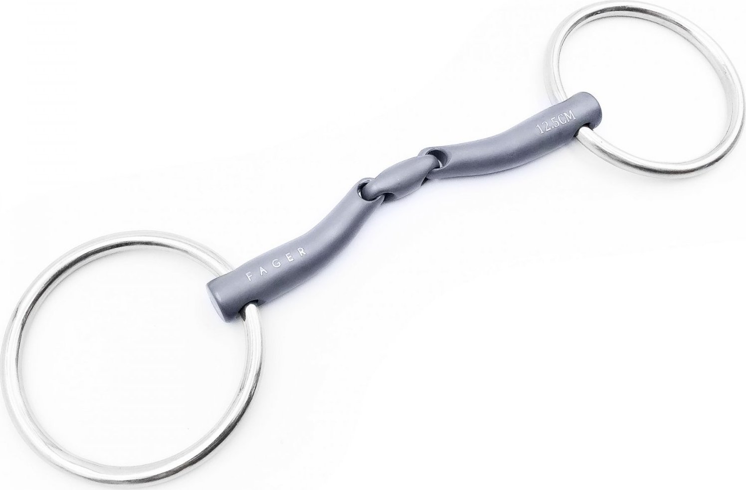 Udidlo stihlové dvakrát lomené Titanium Maria Fager Velikost: 13,5 cm, Tloušťka: 16 mm