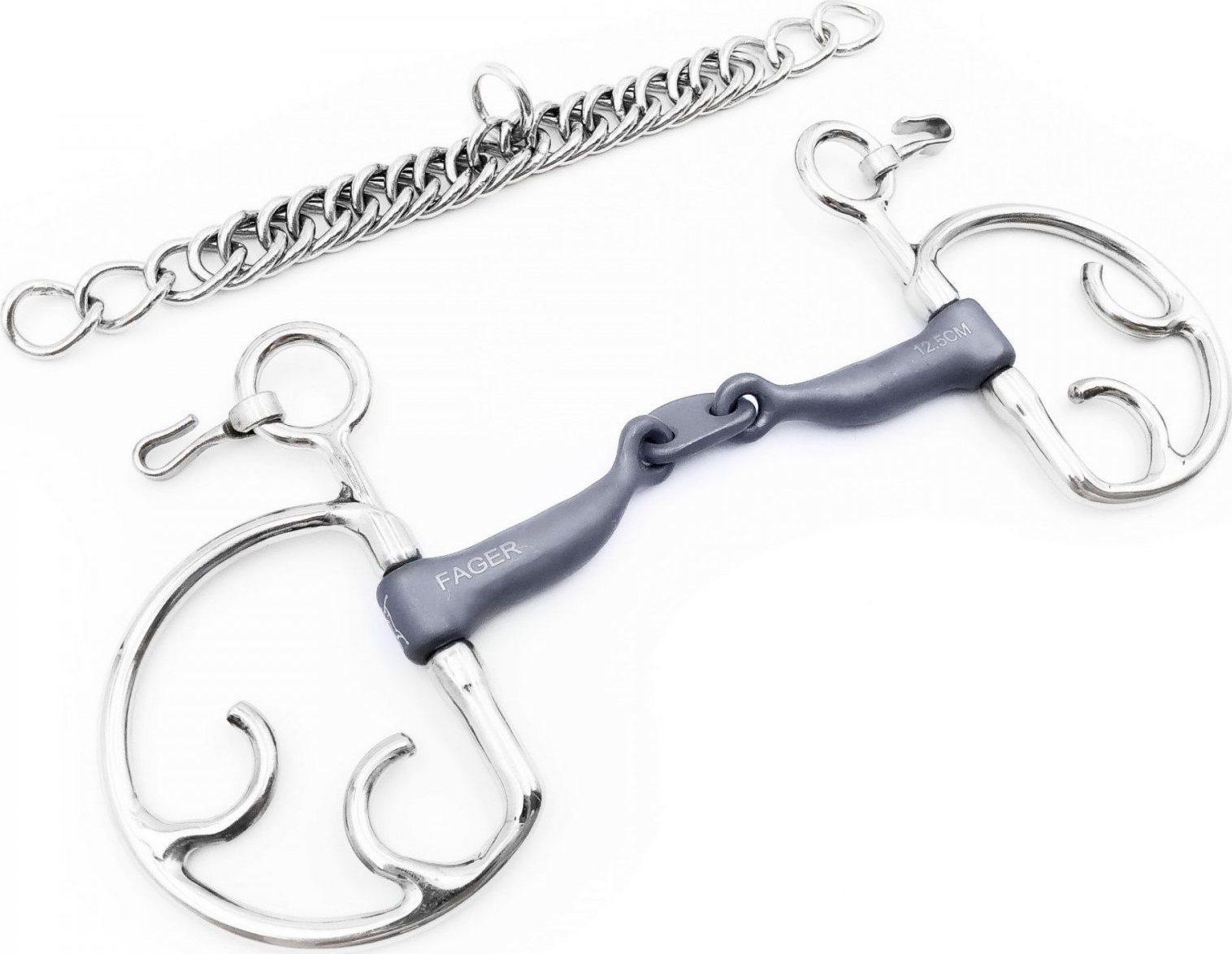 Udidlo Thiedemann dvakrát lomené Titanium Carl Fager Velikost: 10,5 cm