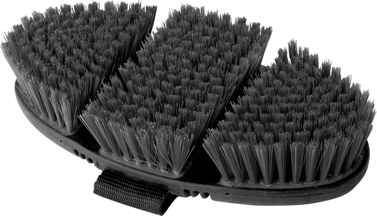 WALDHAUSEN Kartáč na tělo Flex Waldhausen, rýžový, black/grey