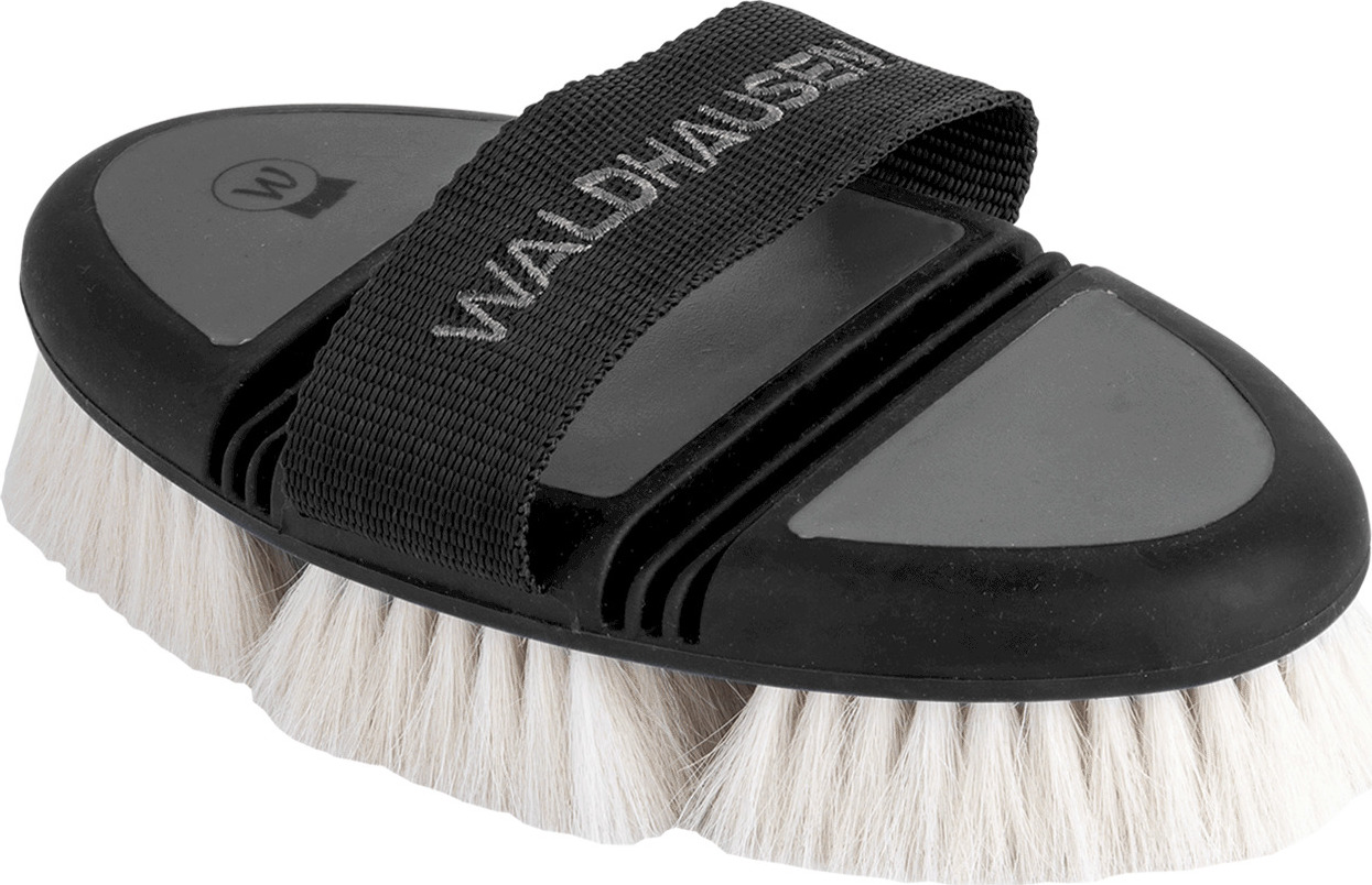 WALDHAUSEN Kartáč na tělo Flex Waldhausen, jemný, black/grey