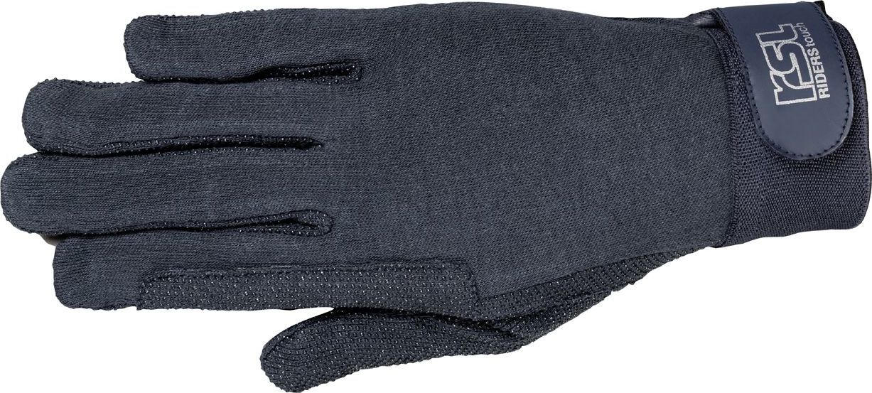 RSL Rukavice jezdecké bavlněné Classic 2.0 RSL, navy Velikost: 4XS