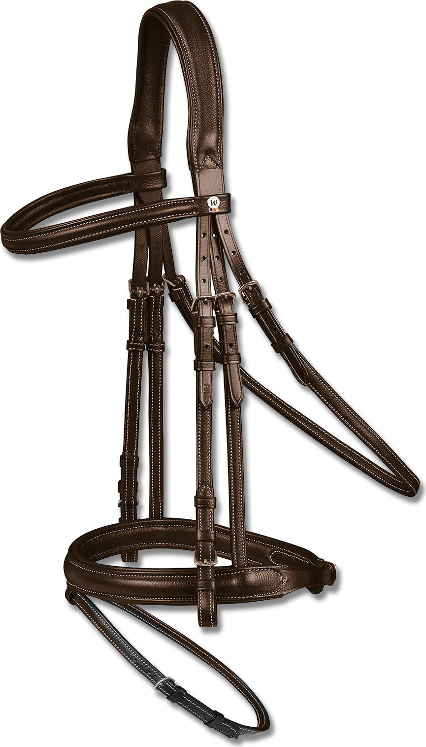 WALDHAUSEN Uzdečka X-line Supersoft Waldhausen, hnědá Velikost: COB