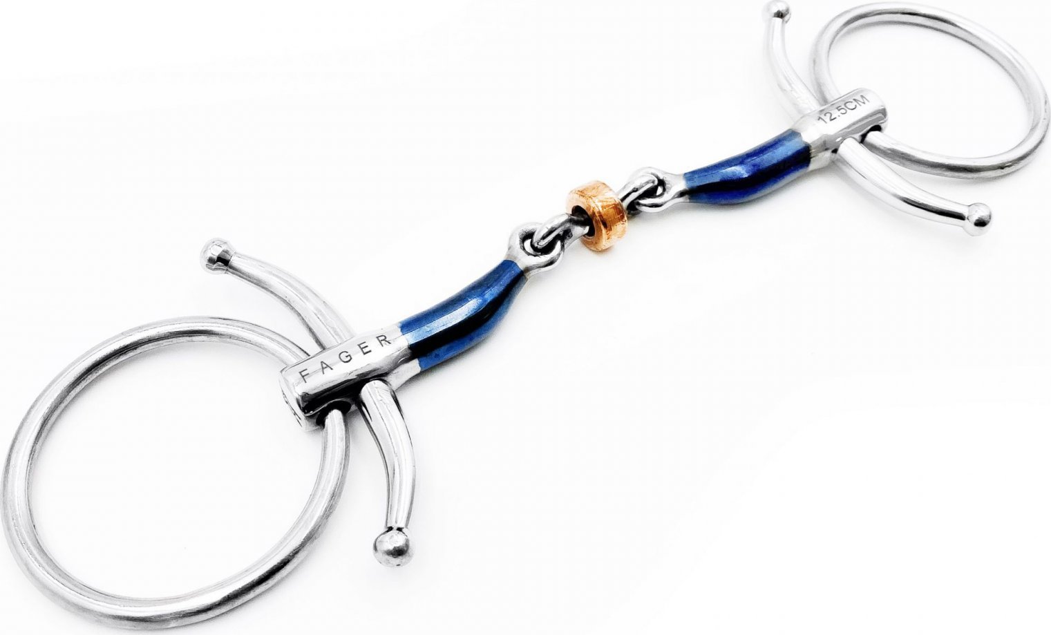 Udidlo roubíkové dvakrát lomené Loose Rings Sweet Iron Julia Fager Velikost: 12,5 cm