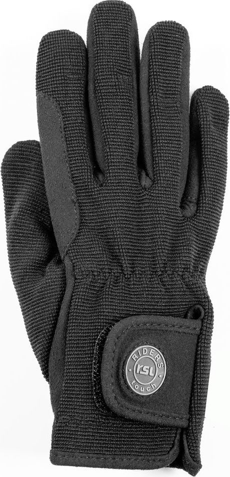 RSL Rukavice jezdecké Holly RSL, dětské, black/black Velikost: 6XS