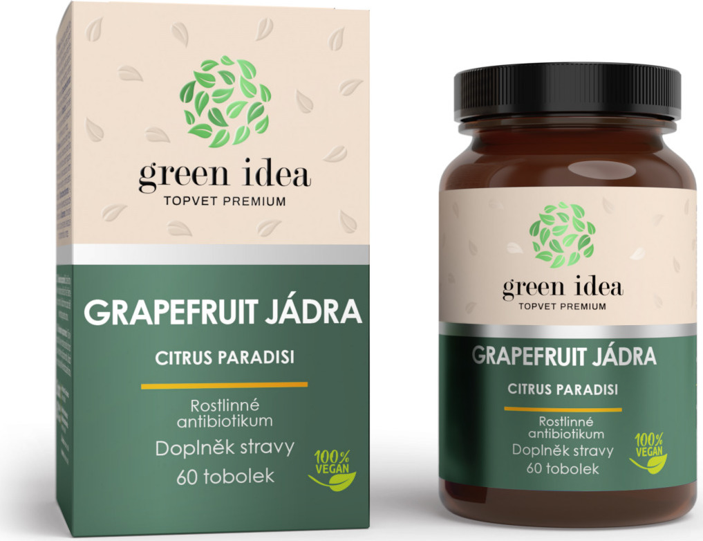 Green idea Jádra Grapefruit GREEN IDEA, 60 tbl