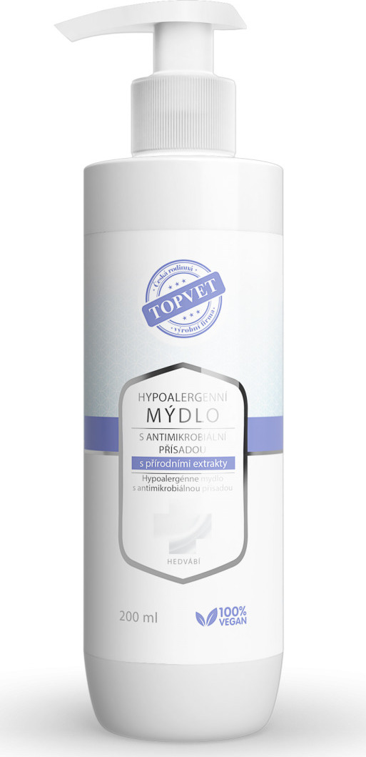 Green idea Mýdlo hypoalergenní s antimikrobiální přísadou s přírodními extrakty GREEN IDEA, 200 ml