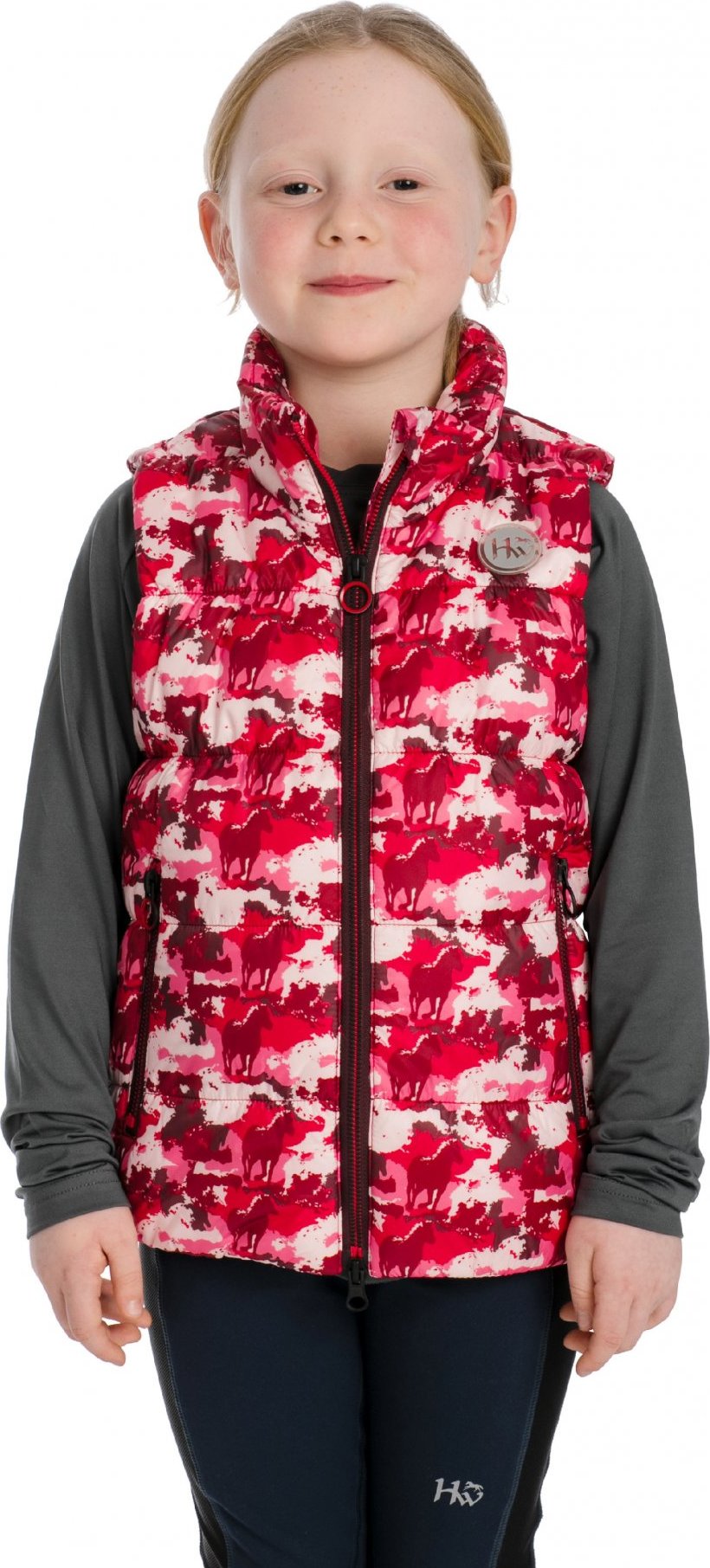 HORSEWARE Vesta Horseware, dětská, horse camo print Velikost: 9-10 let