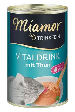 Miamor Konzerva pro kočky Vital drink Miamor, tuňák, 135 ml