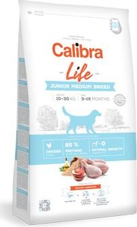 Calibra Dog Life Junior Medium Breed Chicken 12 kg