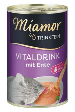 Miamor Konzerva pro kočky Vital drink Miamor, kachna, 135 ml