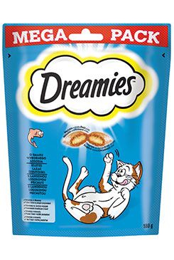 Pamlsky pro kočky Dreamies Mega Pack s lososem, 180 g