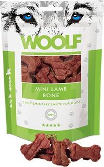 Woolf Pamlsky pro psy WOOLF, mini lamb, 100 g