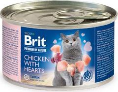 Brit Premium Cat by Nature konz Chicken&Hearts 200 g