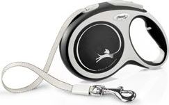 flexi Vodítko Comfort Flexi, L pásek, 8 m/50 kg, černé