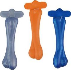 SUM PLAST Hračka pro psy plovací kost malá, vanilka, 8 cm