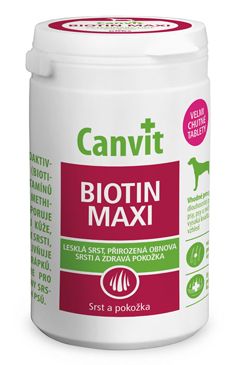Canvit Biotin Maxi pro psy ochucený 230 g