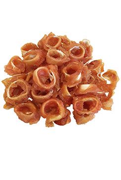 For Dogs and Cats Pochoutka Tresčí kroužky s kuřecím masem měkké 500 g