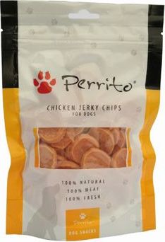 Perrito Chicken Jerky Chips pro psa 100 g