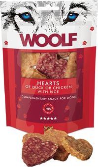 Woolf Pamlsky pro psy WOOLF, welcome hearts, 100 g