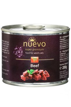 Nuevo kočka adult Hovězí konz. 200 g