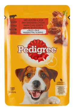 Kapsička pro psy Pedigree Adult, hovězí v želé, 100 g