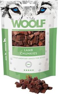 Woolf Pamlsky pro psy WOOLF, lamb chunkies, 100 g