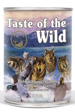 Taste of the Wild Petfood Konzerva pro psy Taste of the Wild, Wetlands Wild Fowl, 390 g