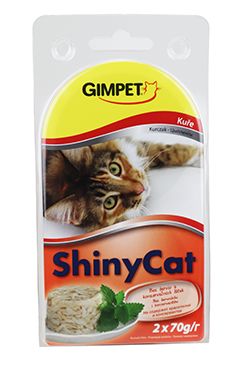 Gimpet kočka konz. ShinyCat  kuře 2x70 g