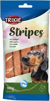 Trixie Pamlsky pro psy STRIPES light drůbeží  Trixie, 10 ks, 100 g