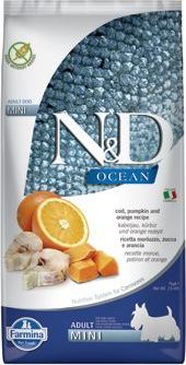 N&D (Farmina Pet Foods) N&D OCEAN DOG Adult Mini Codfish&Pumpkin&Orange 7 kg