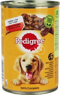 Konzerva pro psy Pedigree Adult, hovězí ve šťávě, 400 g