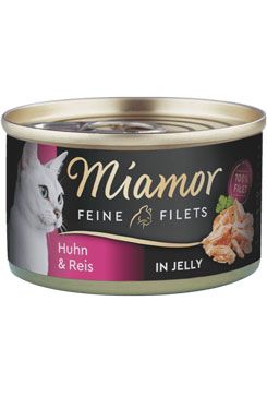 Miamor Konzerva pro kočky Miamor, Filet kuře+rýže v želé, 100 g
