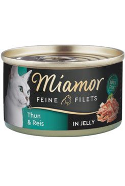 Miamor Konzerva pro kočky Miamor, Filet tuňák+rýže v želé, 100 g