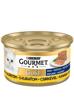 Purina Konzerva pro kočky Gourmet Gold Purina, s kuř.masem, 85 g