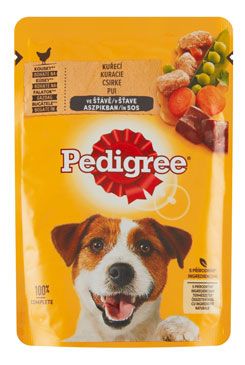 Pedigree Kapsička pro psy Pedigree, kuřecí + zelenina ve šťávě, 100 g