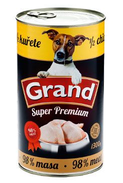 GRAND konz. pes Extra s 1/2 kuřete 1300 g